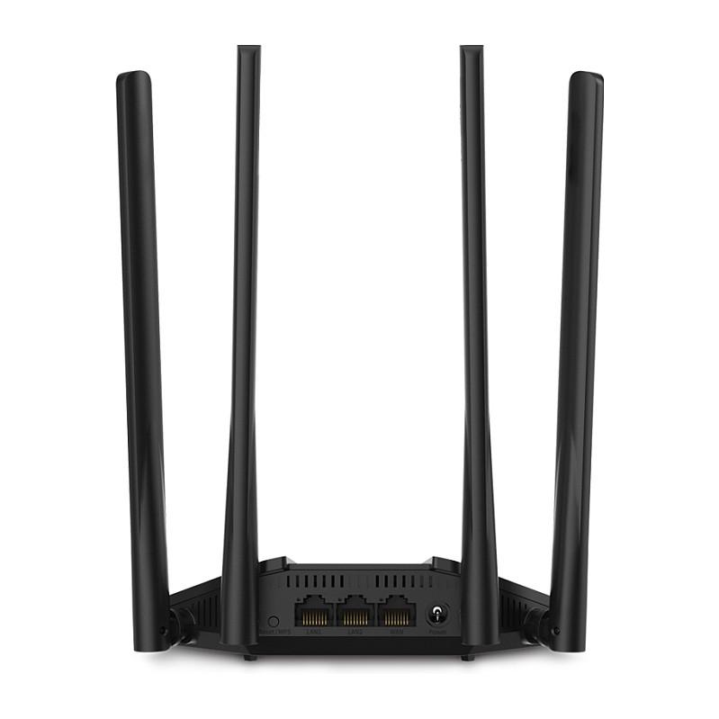 Ruter Mercusys MR30G, Wi-Fi 5 AC1200, Dual-Band, deri në 1200Mbps, 1× Gigabit WAN + 2× Gigabit LAN, MU-MIMO, Beamforming - Zezë - 3