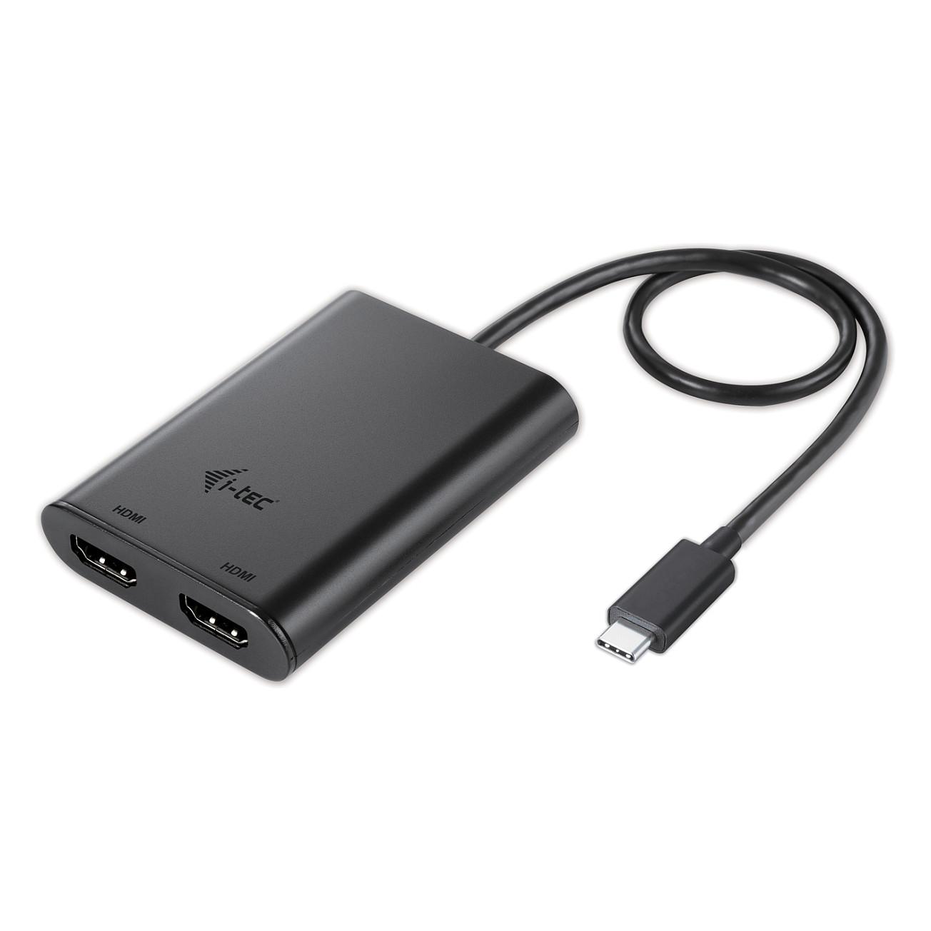 Adapter Video i-tec C31DUAL4KHDMI, USB-C, 2x HDMI, 2x 4K - Zezë