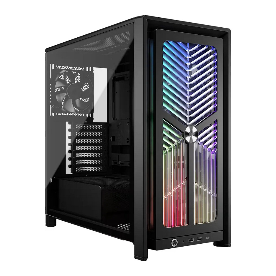 Kasë PC Corsair FRAME 4000X RS / Mid Tower / E-ATX / 3x 120mm + 1x 120mm RS Fan / Tempered Glass / RGB Front / 360mm Radiator - Zezë