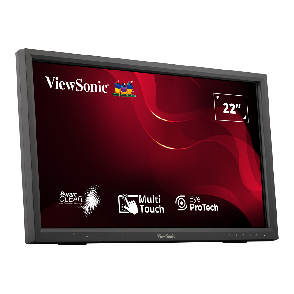 Monitor ViewSonic TD2223 / 22″ / FHD VA LCD Touch / 75Hz / 6.5ms / USB + HDMI + VGA + DVI - Zezë - 10