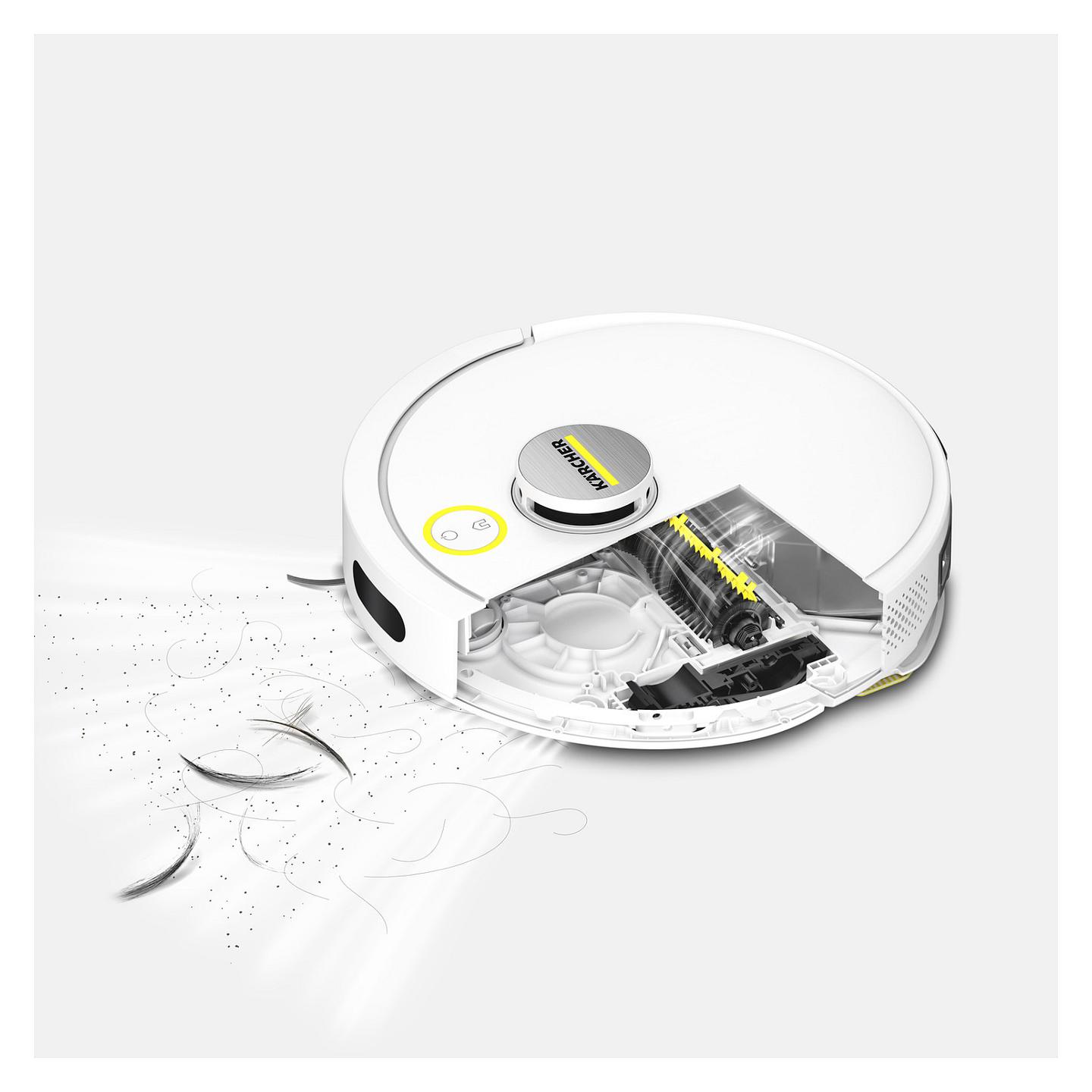 Fshesë Robotike Kärcher RVC 3 / 15.000Pa / 2600mAh / LiDAR / 240ml / 280ml / 130min / Mop – Bardhë - 2