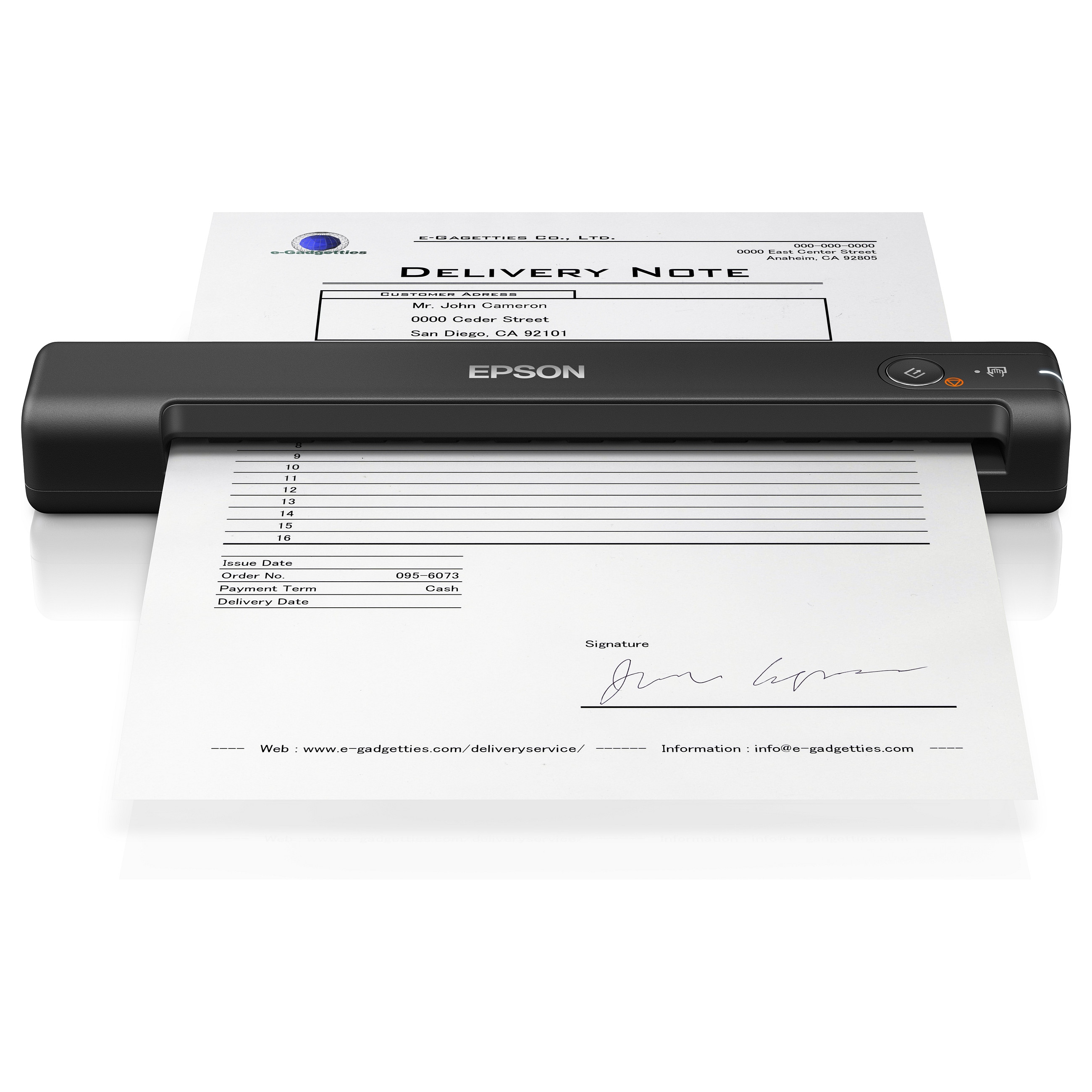 Skaner EPSON WorkForce ES-50 Mobile - 2