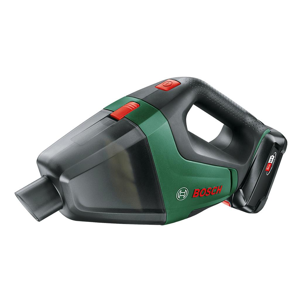 Fshesë me Vakum Bosch Universal Vac 18 / 18V / 20min / 2-në-1 / Pa qese - Zezë/Gjelbër