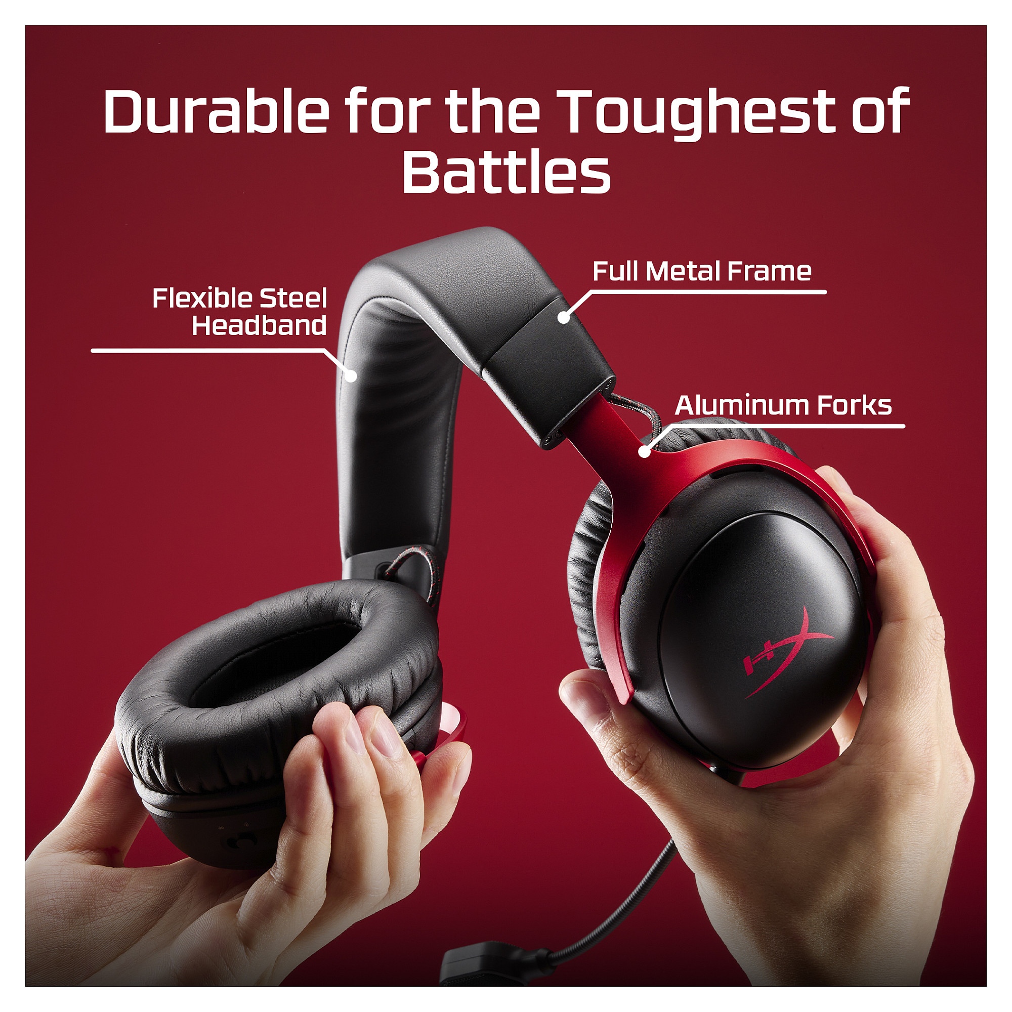 Kufje Gaming  HyperX Cloud III S Wireless / 2.4 GHz + Bluetooth - Zezë - 17
