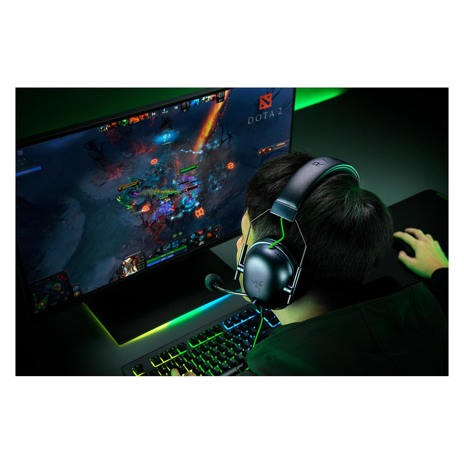Kufje Gaming Razer BlackShark V2 X / 3.5 mm / 12–28.000 Hz / 1.3 m - Zezë - 6