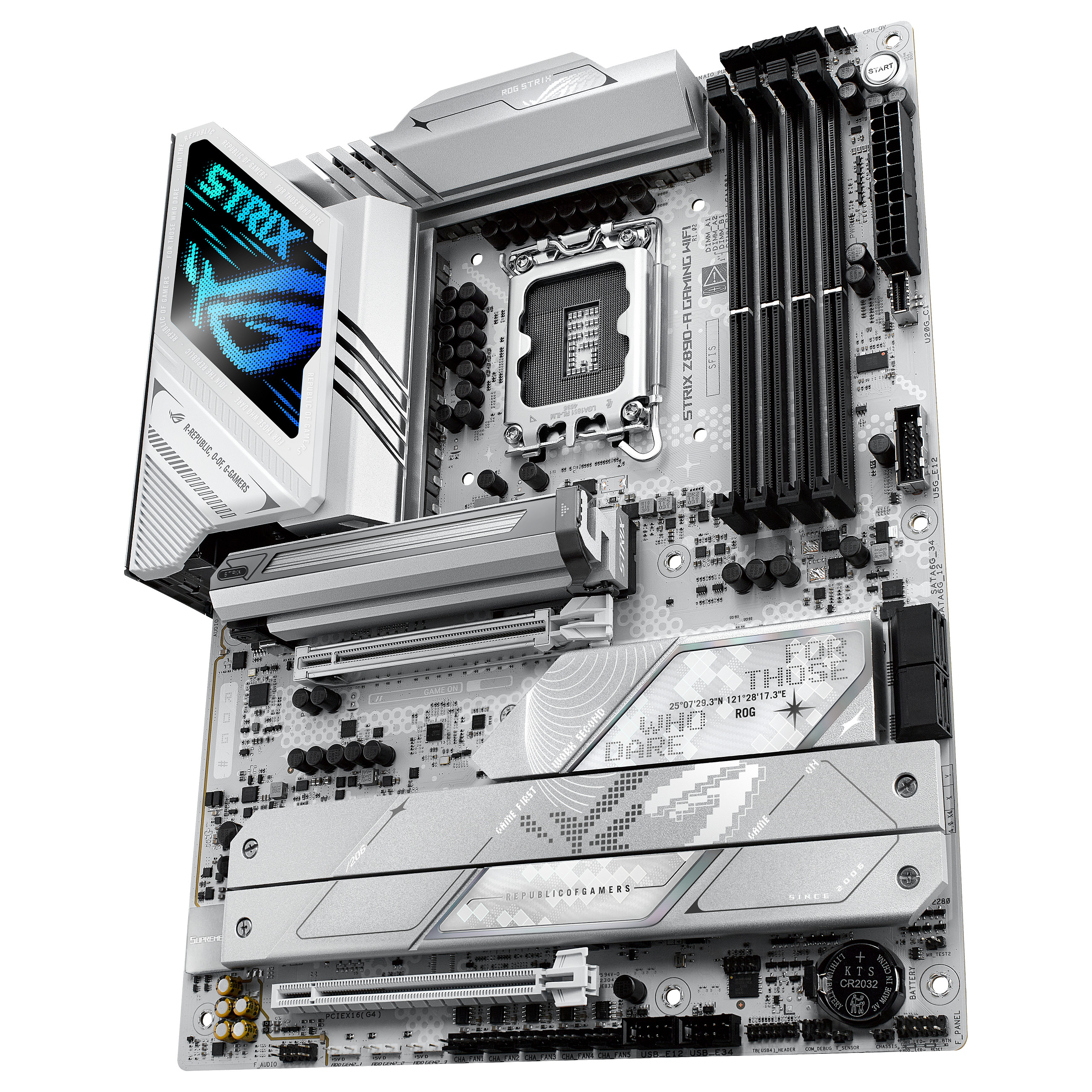 Pllakë Amë MB Intel ASUS ROG STRIX Z890-A GAMING WIFI / LGA 1851 / DDR5 / HDMI+DP - 5