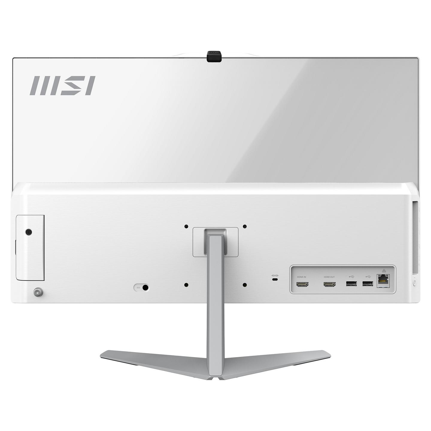 AIO MSI Modern AM242 1M-2222EU, Core 3 100U, 8GB DDR5, 512GB, 23.8" FHD IPS, Intel Graphics, Maus - Bardhë - 4