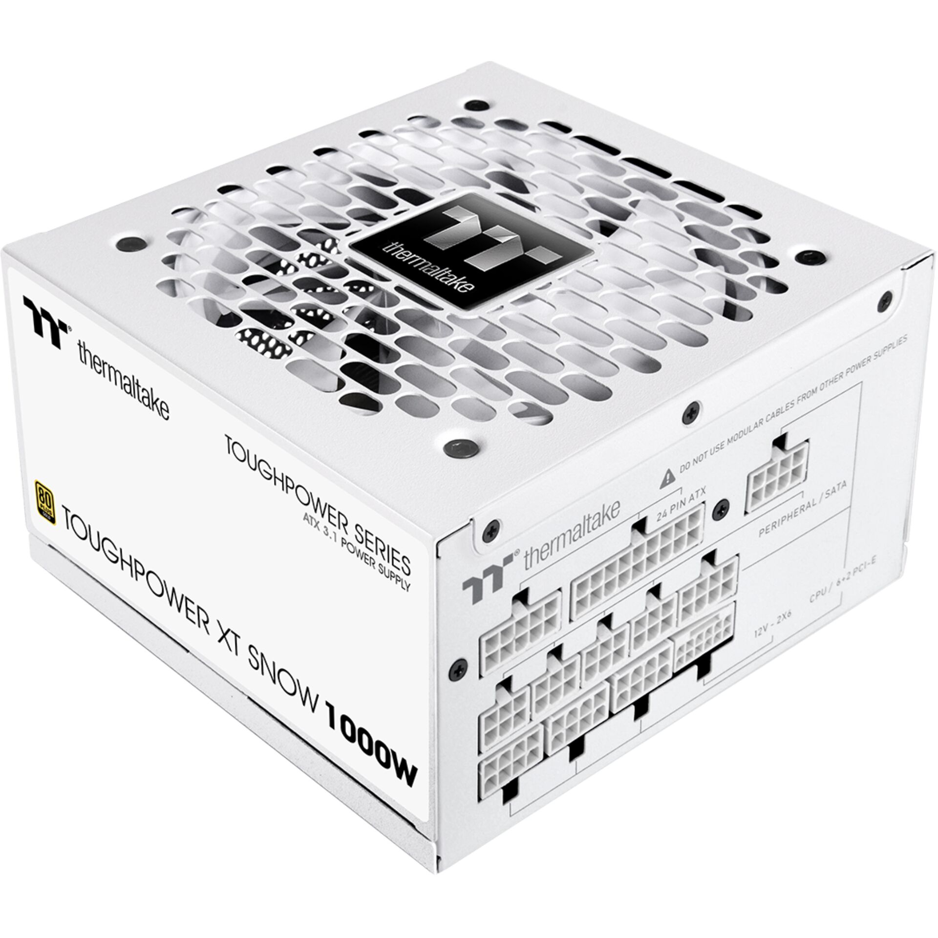 Furnizues Energjie Thermaltake Toughpower XT Snow / 1000W / ATX 3.1 / 80 PLUS Gold / Fully Modular - Bardhë - 3
