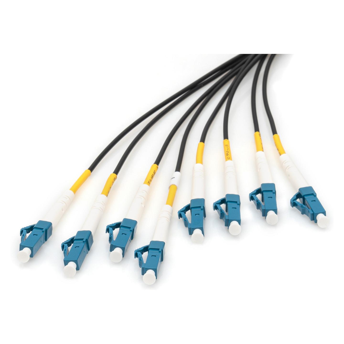 Kabllo për Rrjet (UTP) DIGITUS DK-2A338U100BK-BBB, Fibër Optike, Singlemode OS2, 8 fibra, LC/UPC, 100 m - Zezë - 2