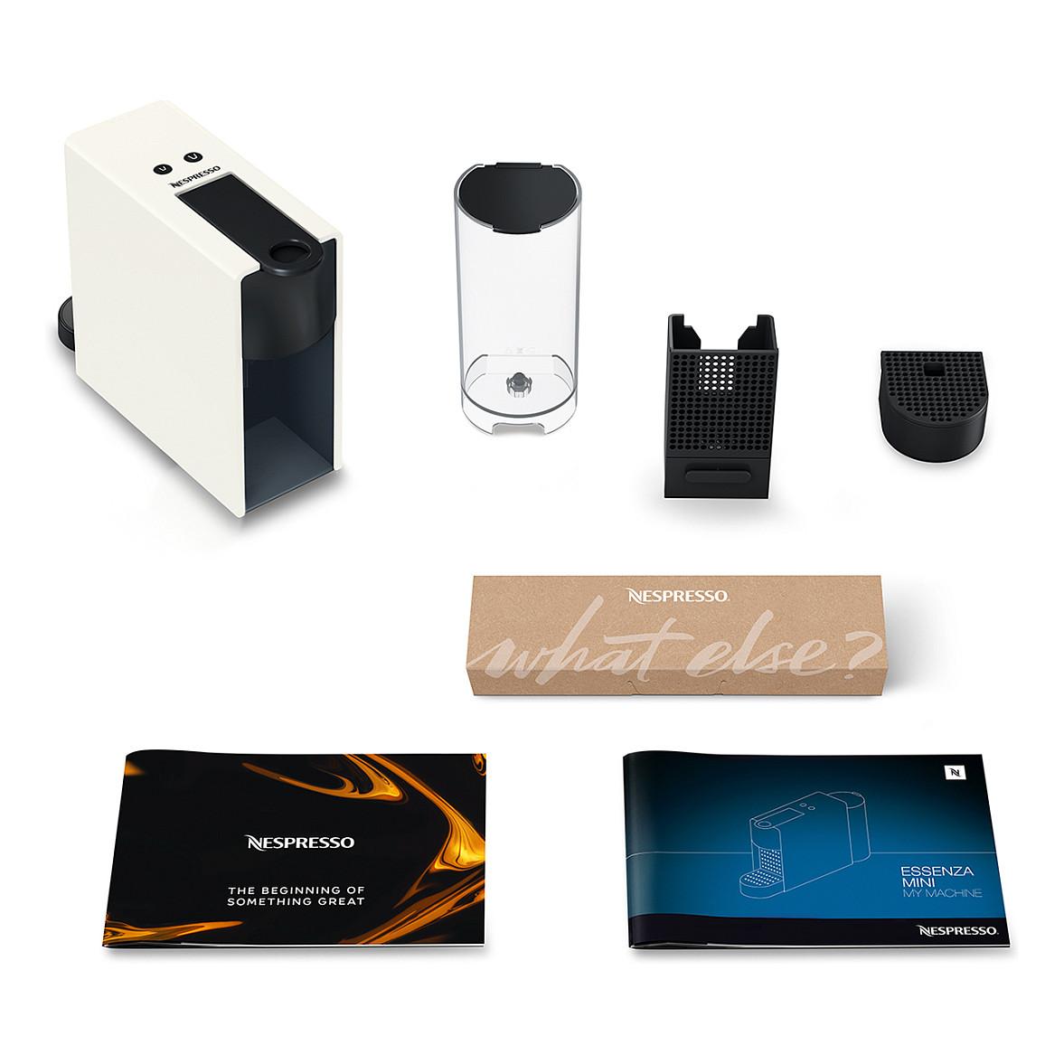 Aparat për Kafe me Kapsula Krups Nespresso Essenza Mini XN1101, 1310 W, 19 Bar, 0.6 L – Bardhë/Zezë - 2