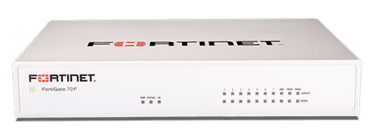 Pajisje për Rrjet Firewall Fortinet FortiGate-70F / 10 Porta GE / 7 Internal 2 WAN 1 DMZ / Desktop