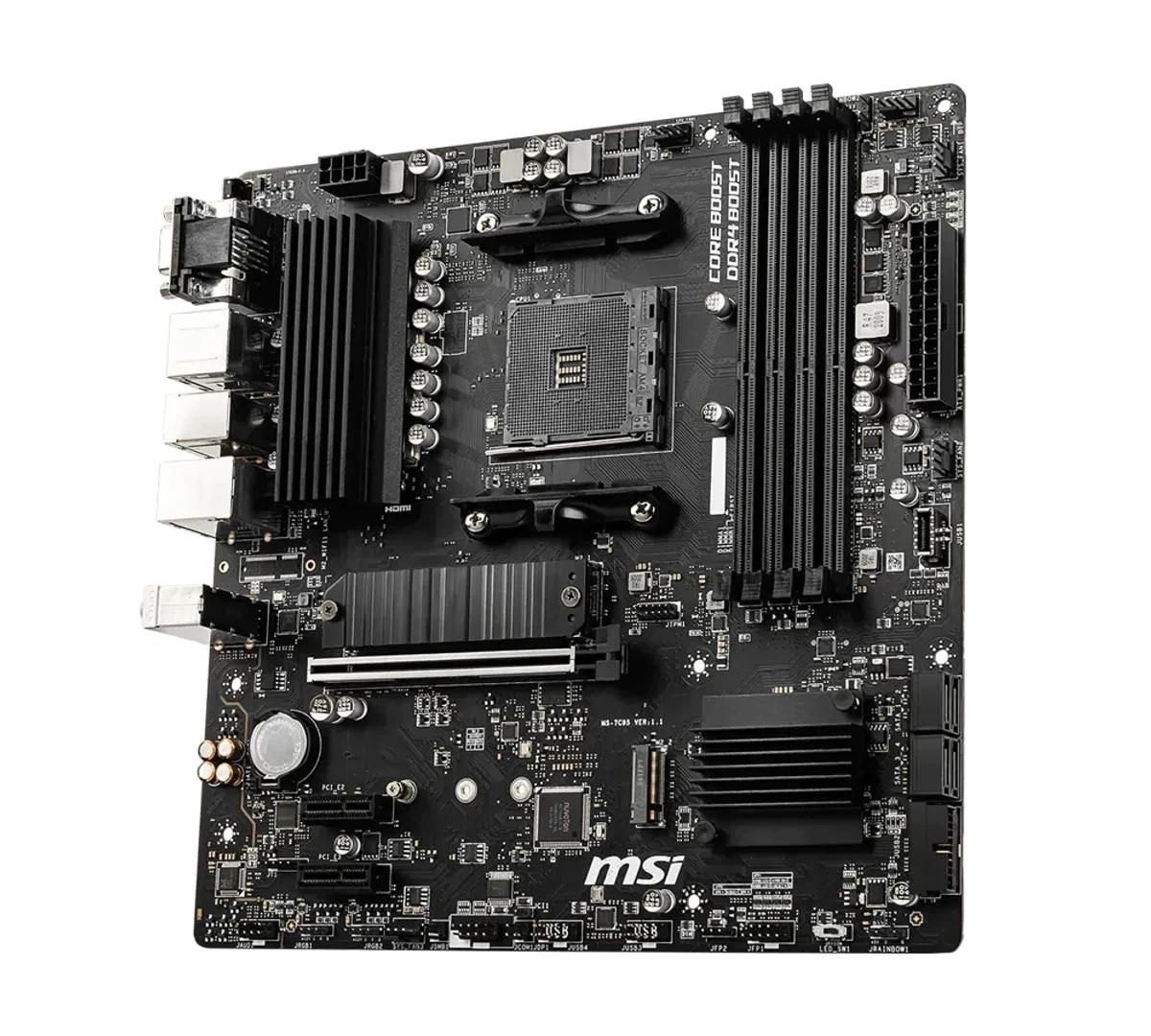 Pllakë Amë MSI B550M PRO-VDH / AMD B550 / AM4 / mATX / DDR4 / PCIe 4.0  - 2