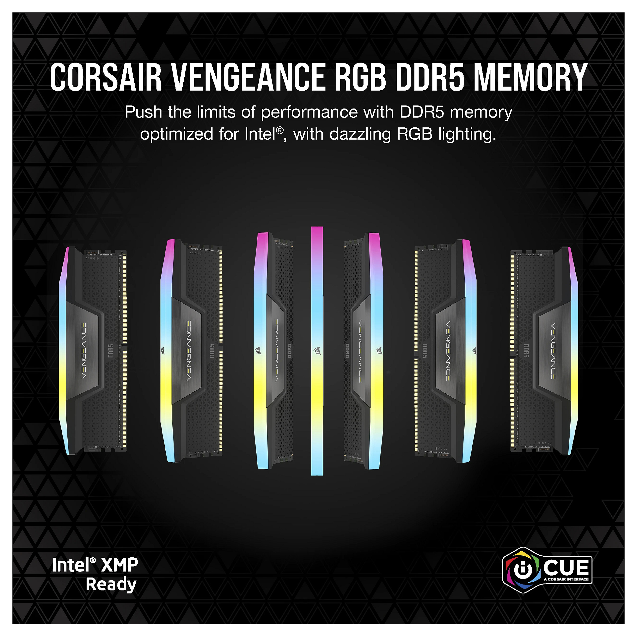 RAM Memorie DDR5 Corsair Vengeance RGB KIT 16GB(2x8GB) 5200MHz CL40 - Zezë - 6