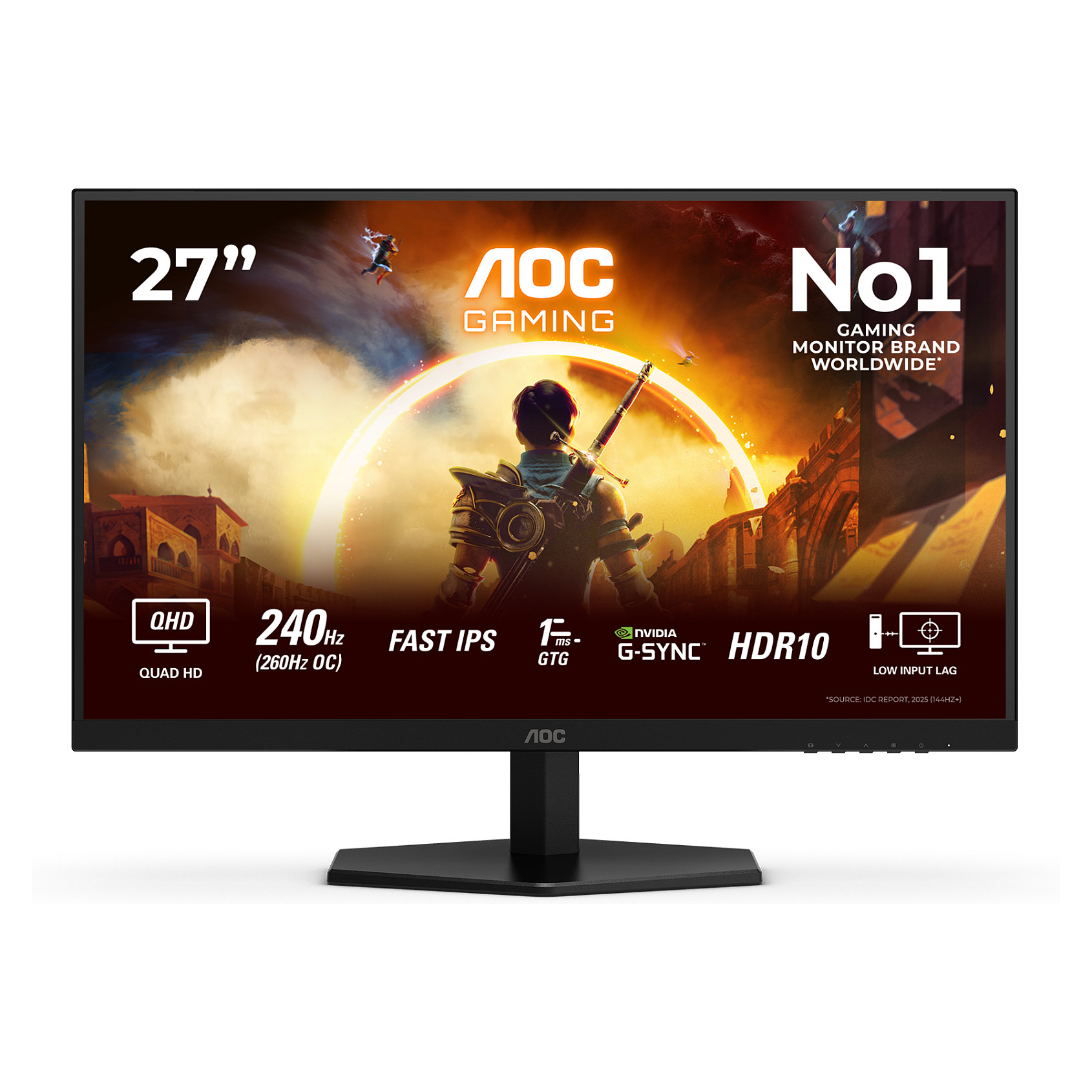 Monitor Gaming AOC Q27G42ZE / 27 Inch / Wide Quad HD / 260Hz / 1ms / I zi - 1