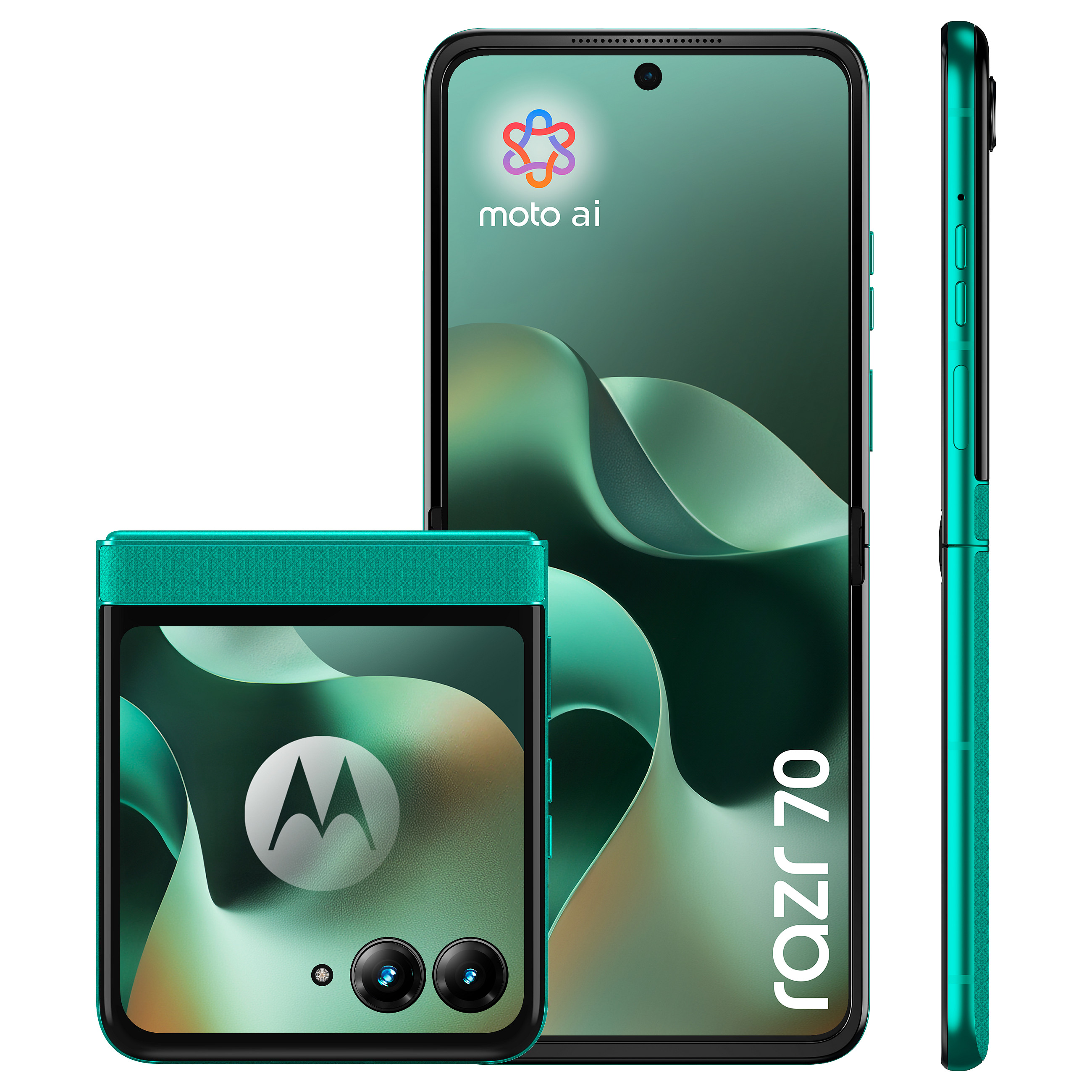 Telefon Motorola Razr 70 5G / 8GB / 256GB / Dual SIM - Gjelbër - 3