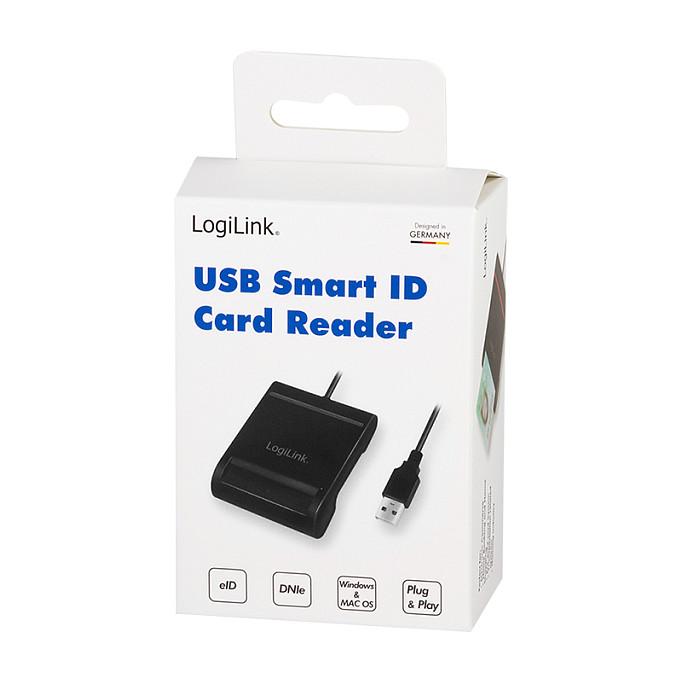 Lexues Kartelash LogiLink CR0047 / Smart-ID / ISO/IEC 7816 / USB 2.0 / USB-A / PC/SC 1.0 & 2.0 - Zezë - 8
