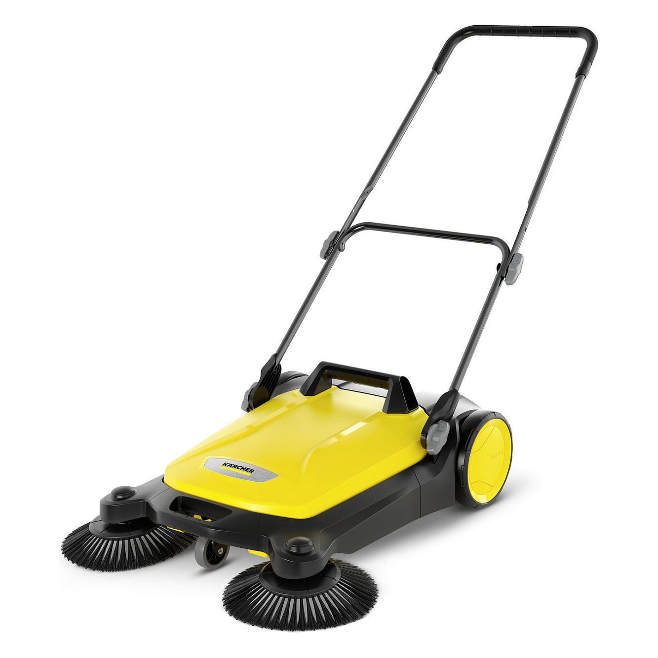Fshesë manuale Kärcher S 4 Twin / 680mm / 2400m²/h / 20L / 2 Side Brushes - Verdhë/Zezë