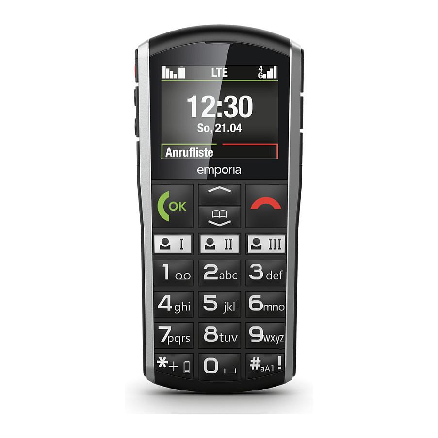 Telefon Emporia SIMPLICITY-LTE / 4G / Single SIM - Zezë/Argjend