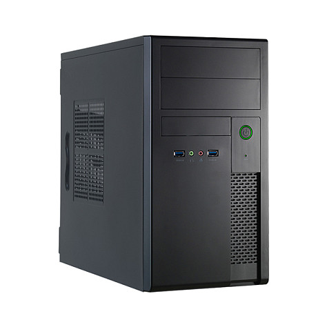 Kasë Mini Chieftec Mesh Serie XT-01B-350GPB / 350W - Zezë - 2