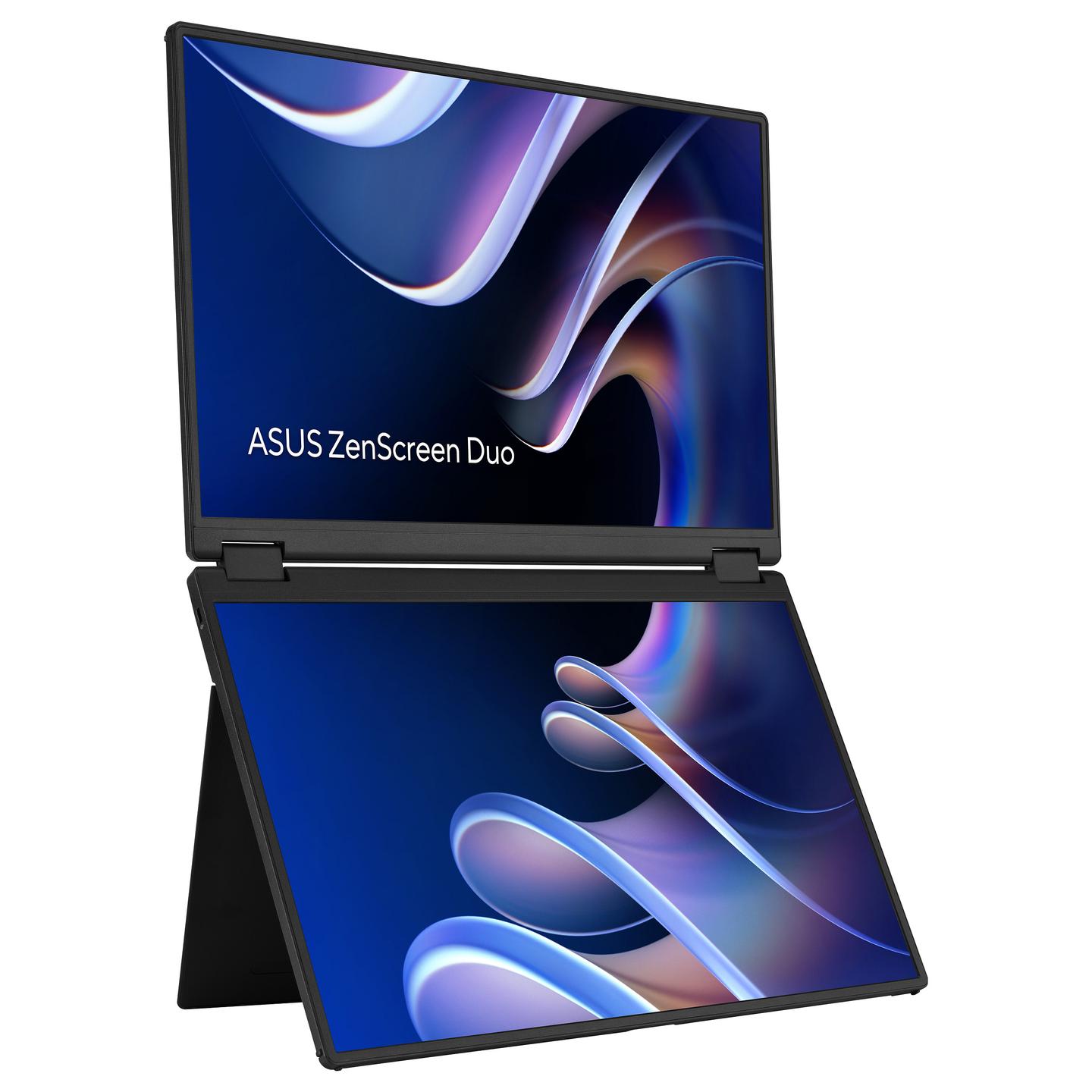 Monitor ASUS ZenScreen Duo MB14FCD / 14" / WUXGA IPS / 60 Hz / 5 ms / 2x USB-C + Mini HDMI - Zezë