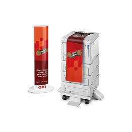 Printer LED Color OKI C650DN / A4 / Duplex / USB LAN / 1200dpi / 35ppm / AirPrint - Bardhë - 5
