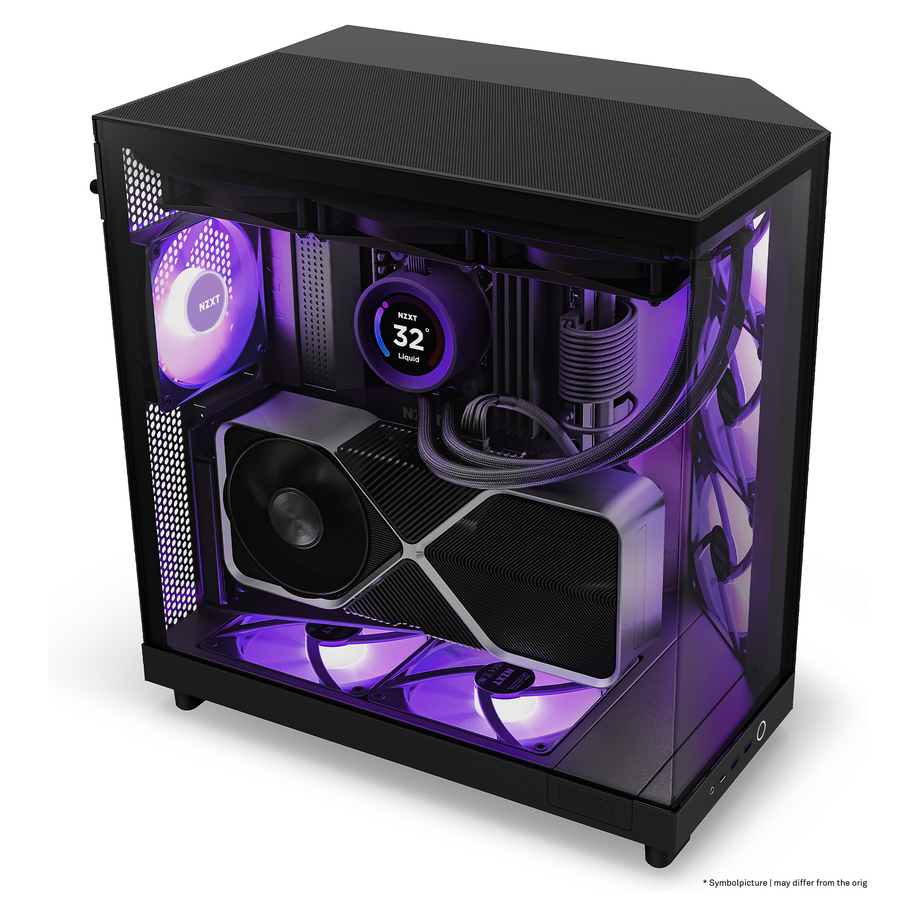 Kasë NZXT H6 Flow RGB CC-H61FB-R -Zezë - 15