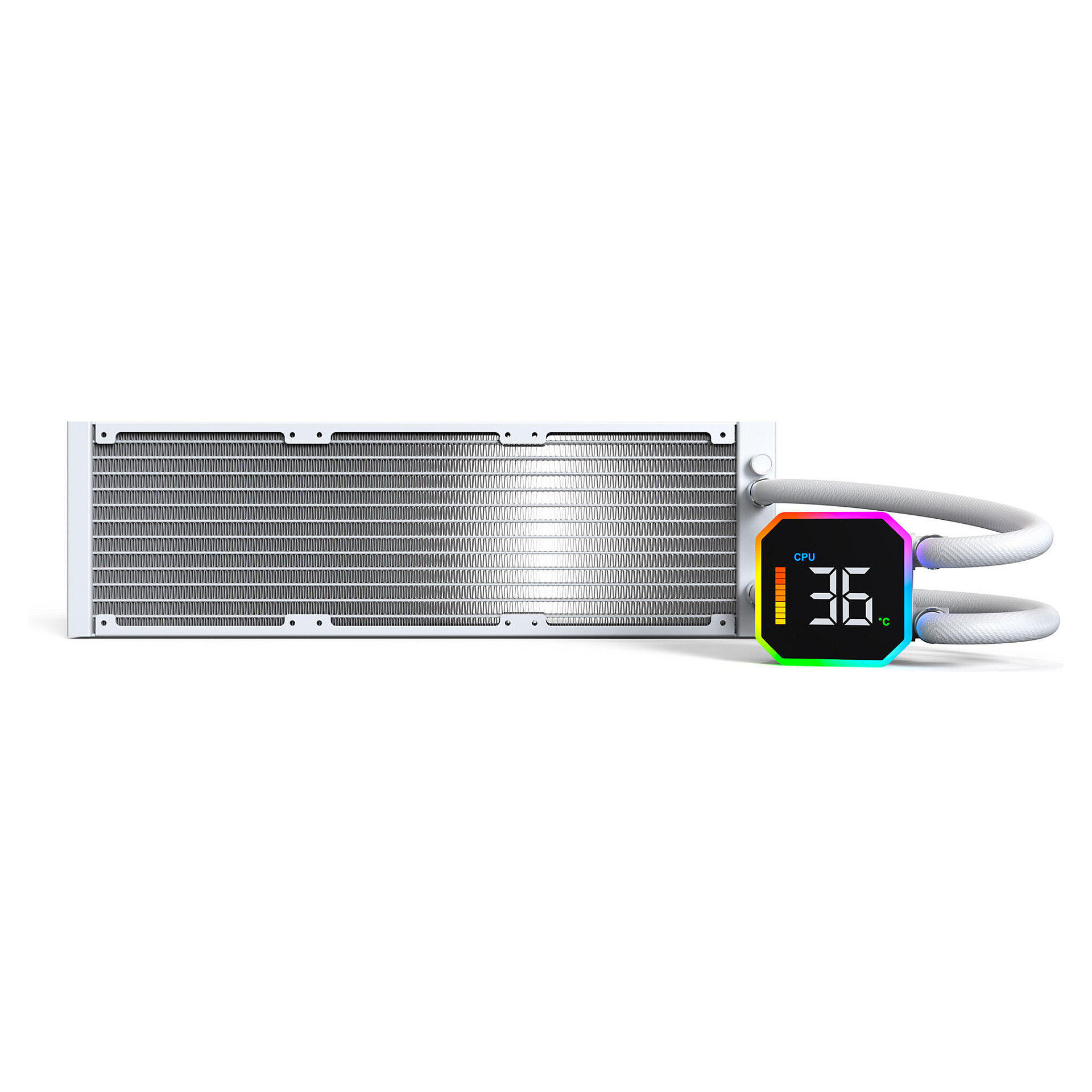 Ftohës për Procesor me Lëng K Montech HyperFlow Digital 360 - Bardhë - 4