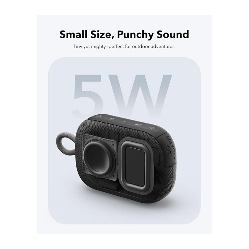 Altoparlant Soundcore Select 4 Go / 5 W / Bluetooth / 18 orë - Zezë - 3