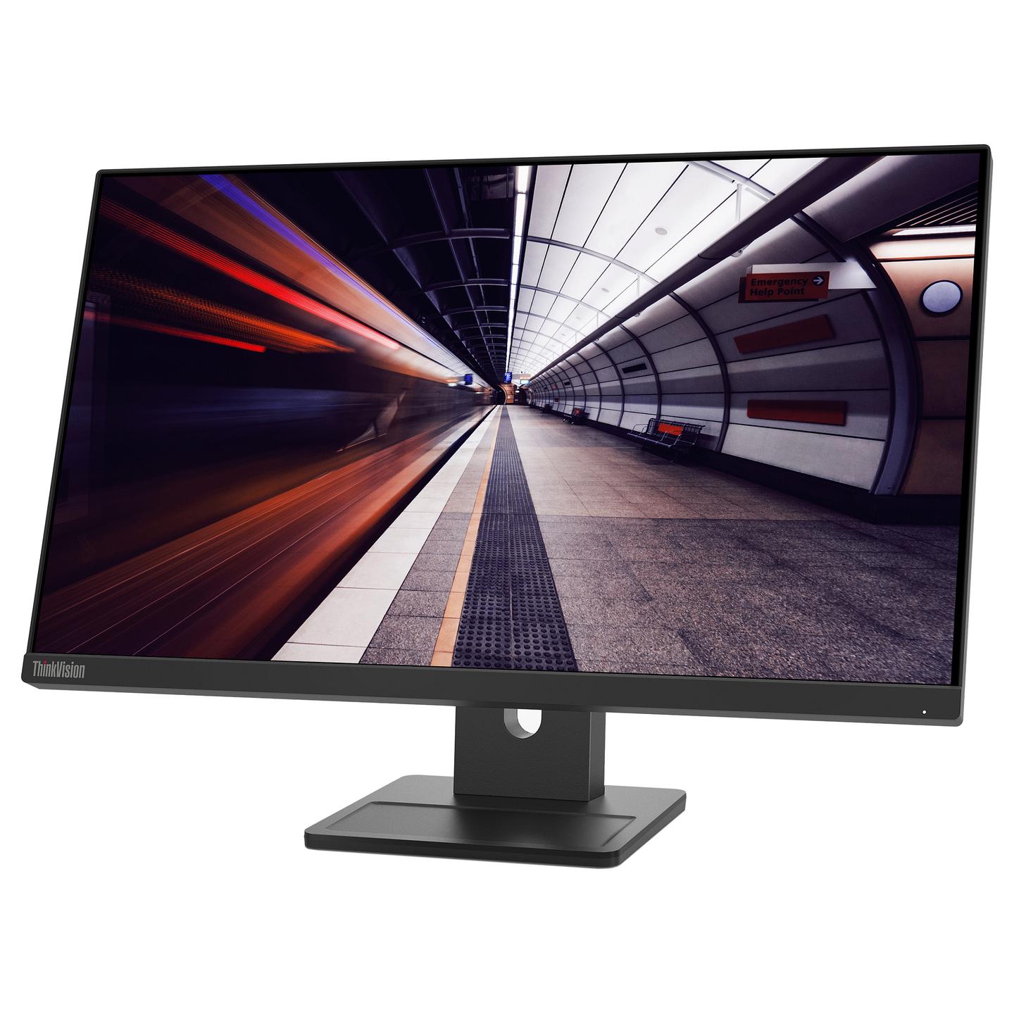 Monitor Lenovo ThinkVision E24-30 / 23.8" / FHD / 100 Hz / 14 ms / HDMI + DisplayPort + VGA - Zezë - 3
