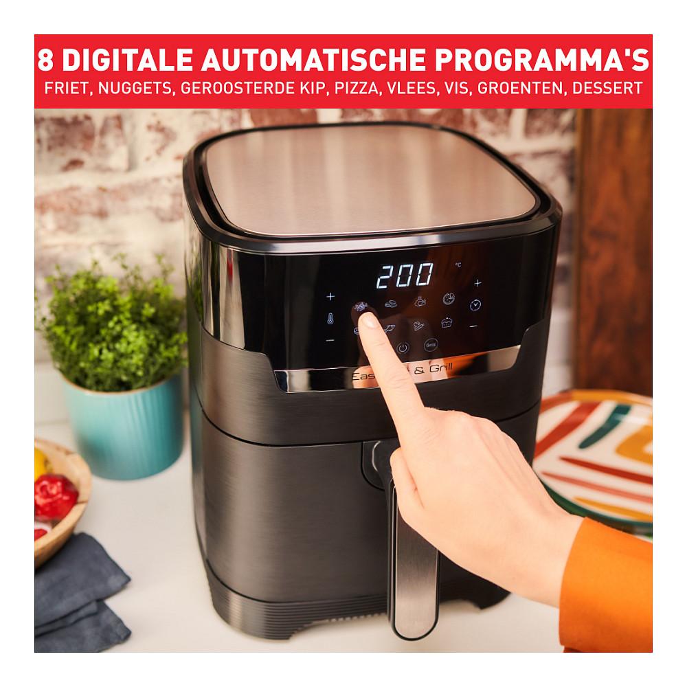 Fryer Tefal Easy Fry & Grill Precision / EY5058 / 4.2L / 1550W / 8 Programe / 80–200°C / Touch / Grill / Dehydrate – Zezë - 12