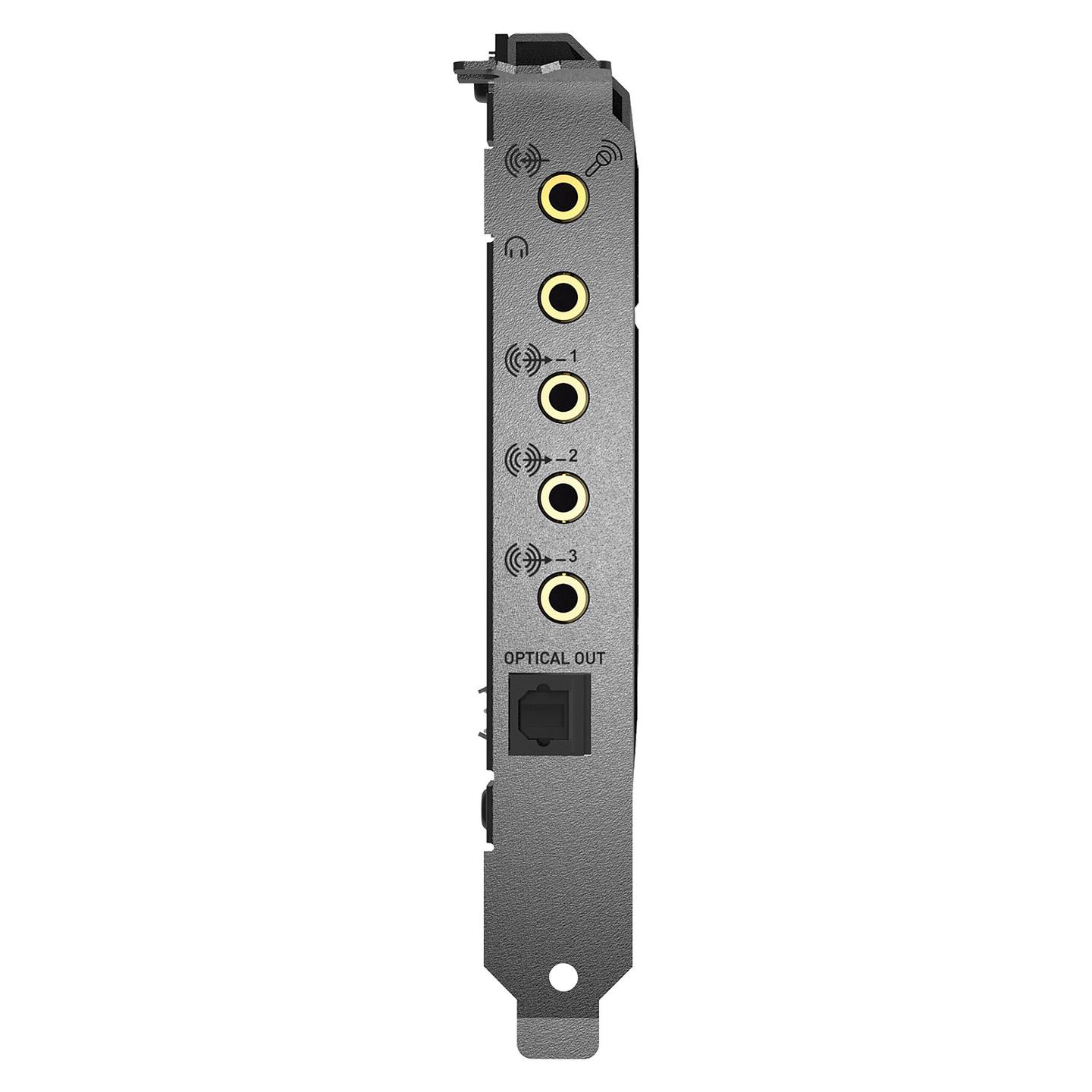 Kartë e zërimit Creative Sound Blaster AE-7, PCIe, 32-bit/384 kHz, 5.1, surround virtual 7.1 - Zezë - 7