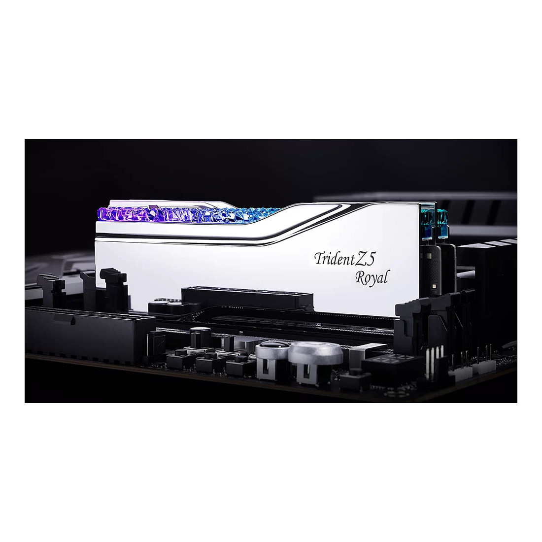 RAM Memorie DDR5 G.Skill Trident Z5 Royal 32GB (2x16GB) 7600MHz CL36 Dual Channel Kit / TR5S (Intel XMP, Silver) - 3