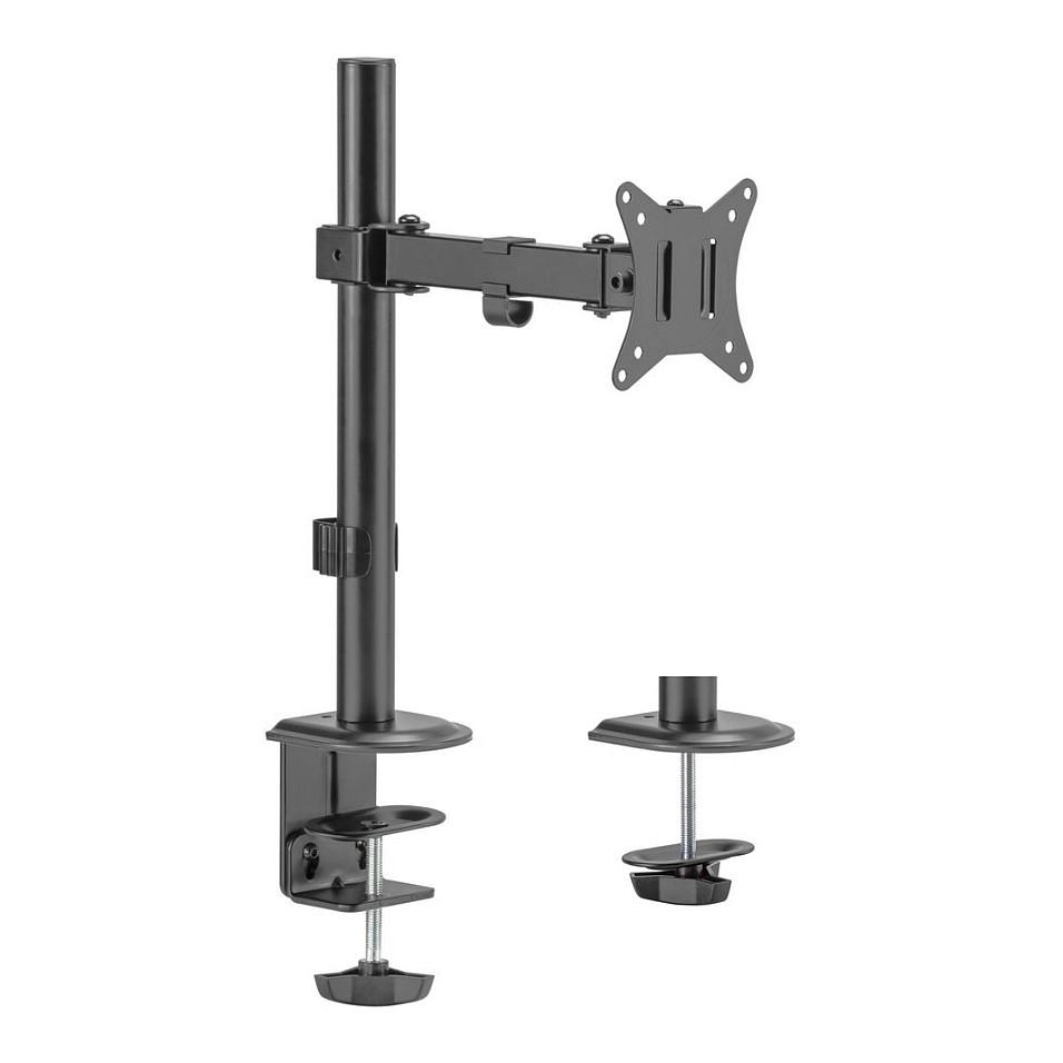 Mbajtëse për Monitor Equip 650156 , 1 Monitor , 17–32" , deri 9kg , e rregullueshme , e pjerrët , e rrotullueshme , VESA 75x75 & 100x100 - Zezë