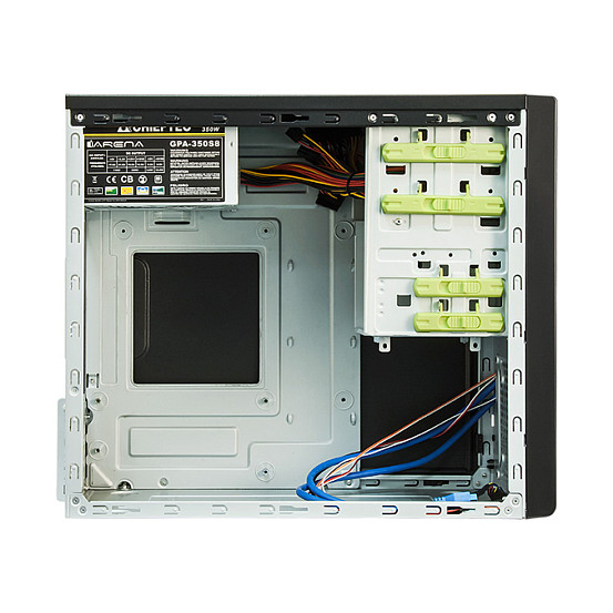 Kasë Mini Chieftec Mesh Serie XT-01B-350GPB / 350W - Zezë - 5