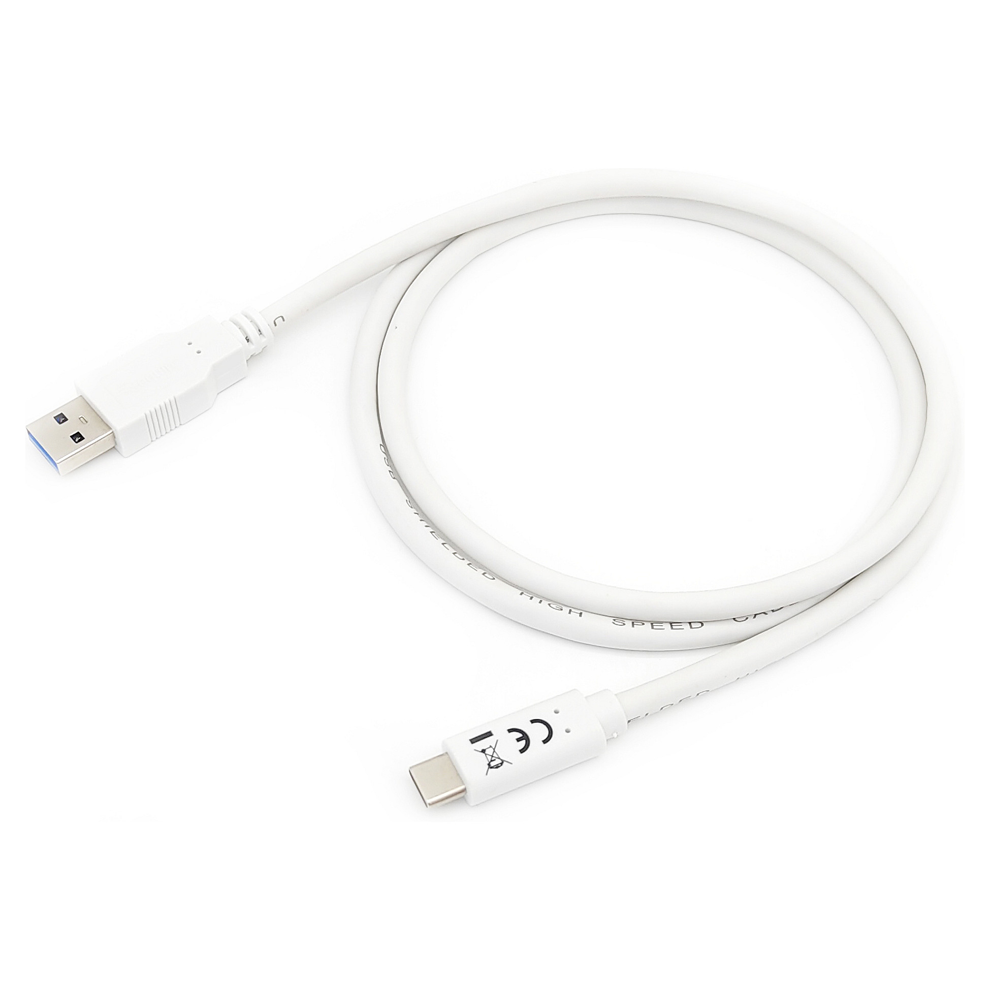 Kabllo Equip USB-A 3.2 & C St/St 1.00m 3A/20V / e bardhë - 2