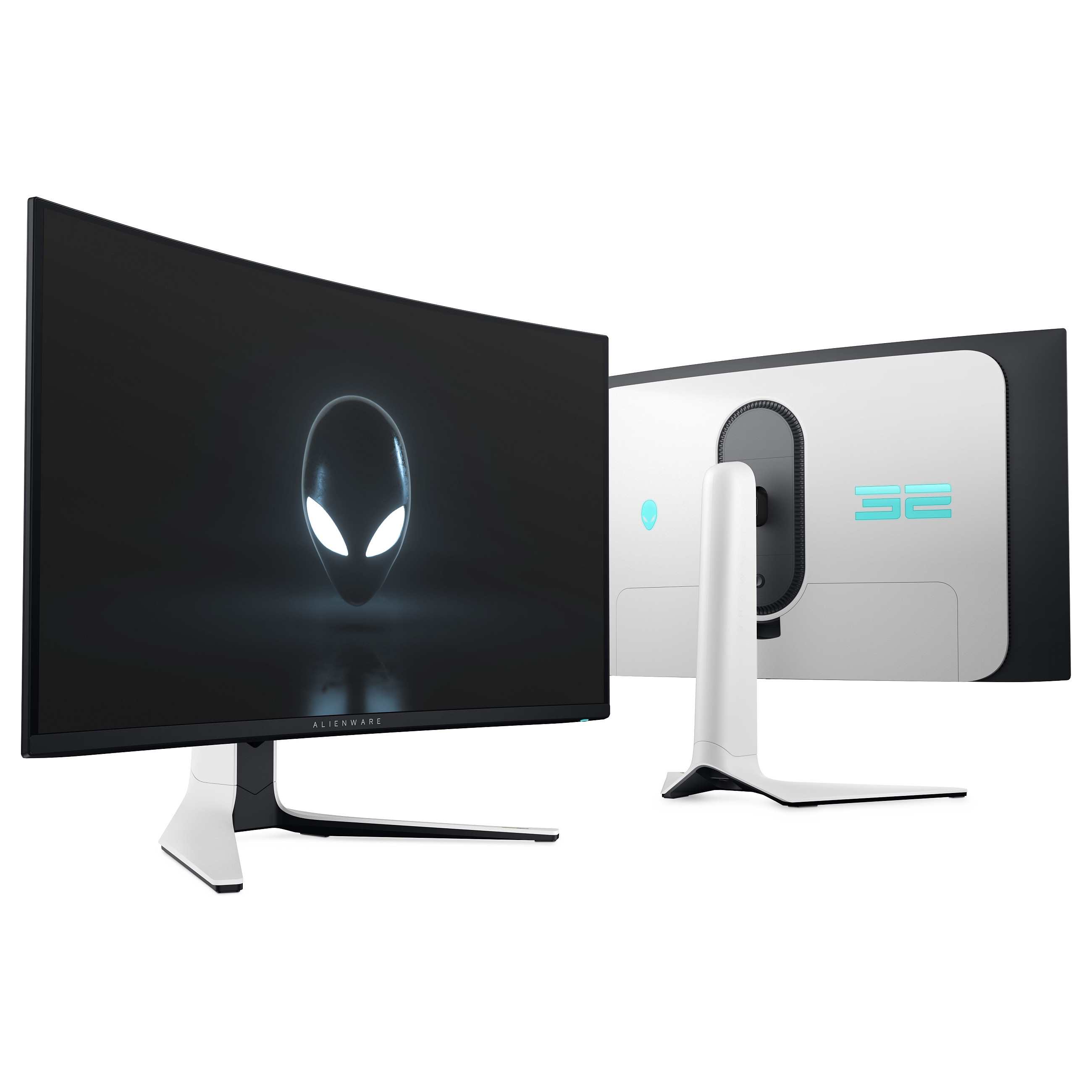 Monitor Gaming DELL Alienware AW3225QF / 32" / 4K Ultra HD QD-OLED / 240 Hz / 0,03 ms / USB+HDMI+DP / Curved / Zezë bardhë - 14