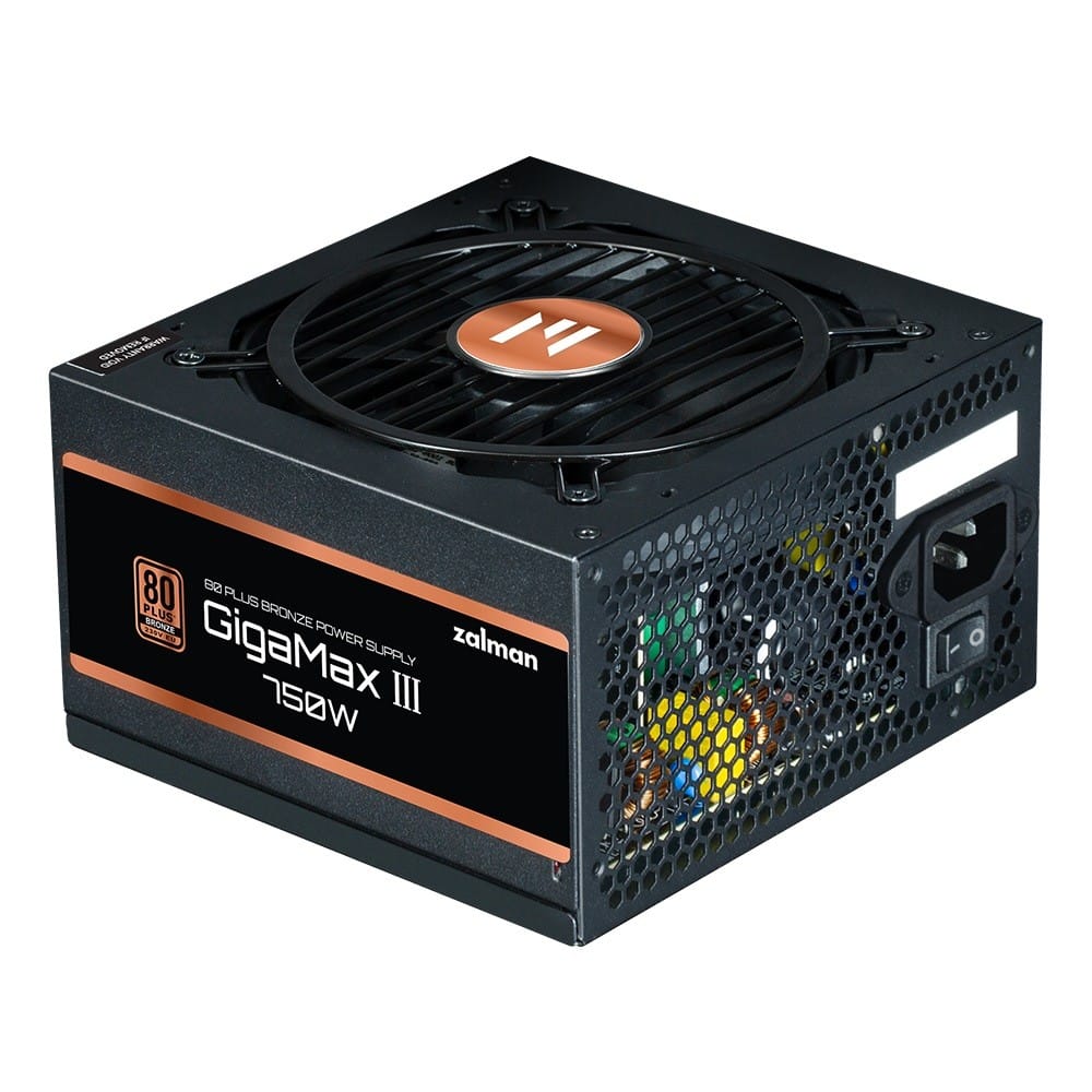 Furnizues Energjie Zalman GigaMax III ZM750-GV3 / 750W / ATX 3.0 / 80 PLUS Bronze / Semi-Modular - Zezë