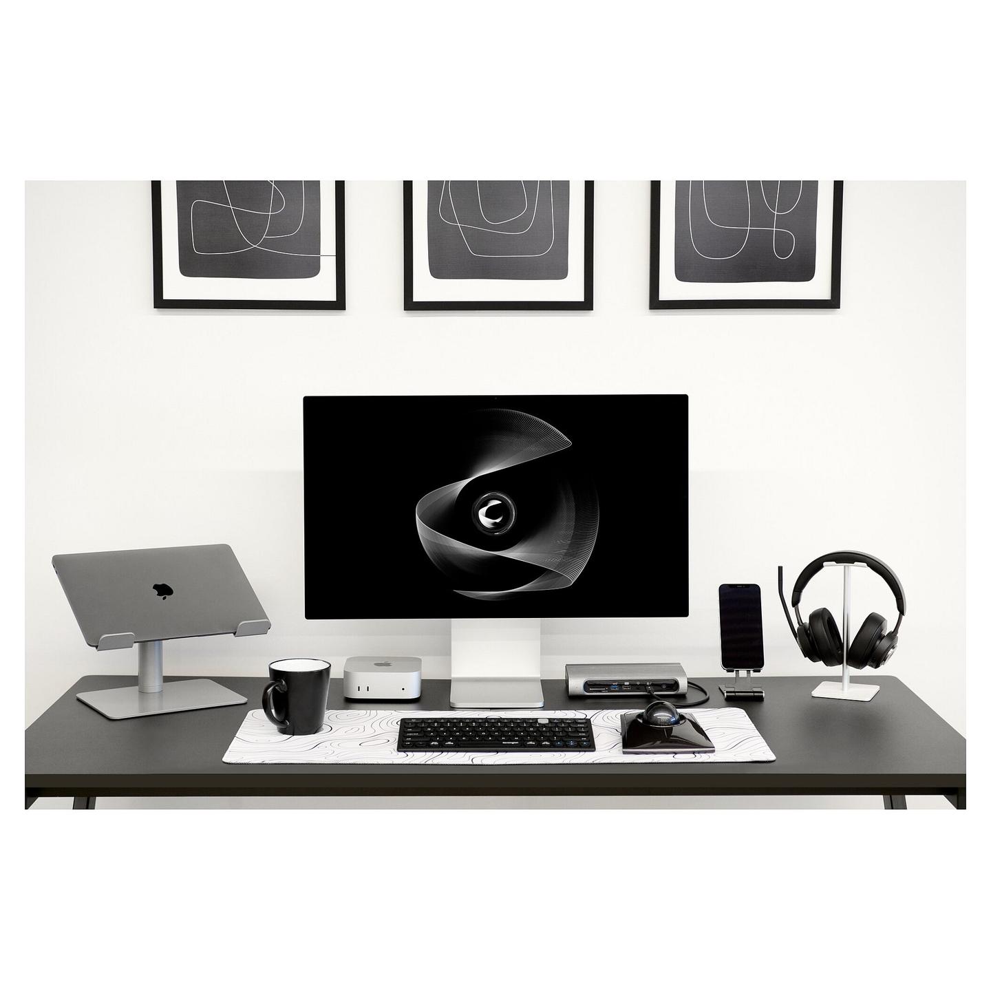 Kufje pa kabllo Kensington H3000 / Bluetooth 5.2 / Over-Ear / 40mm / Mikrofon / Noise Cancelling - Zezë - 104