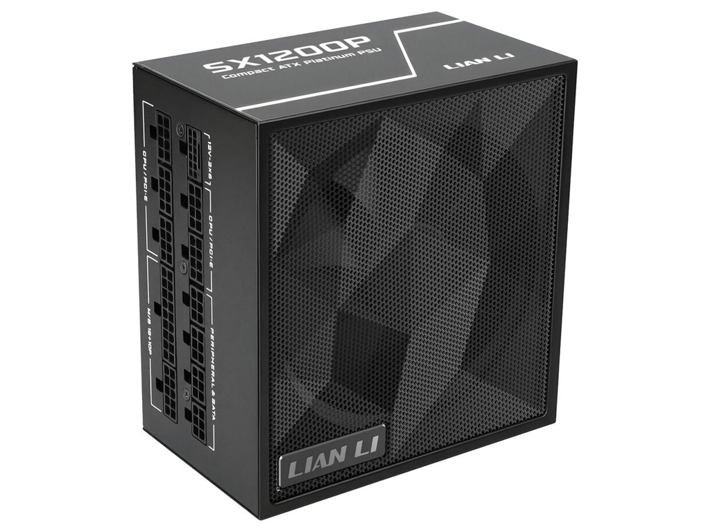 Furnizues Energjie Lian Li SX1200P / G9P.SX1200P.B000.EU / 1200W / ATX / 80 PLUS Platinum / ATX 3.1 / Fully Modular – Zezë