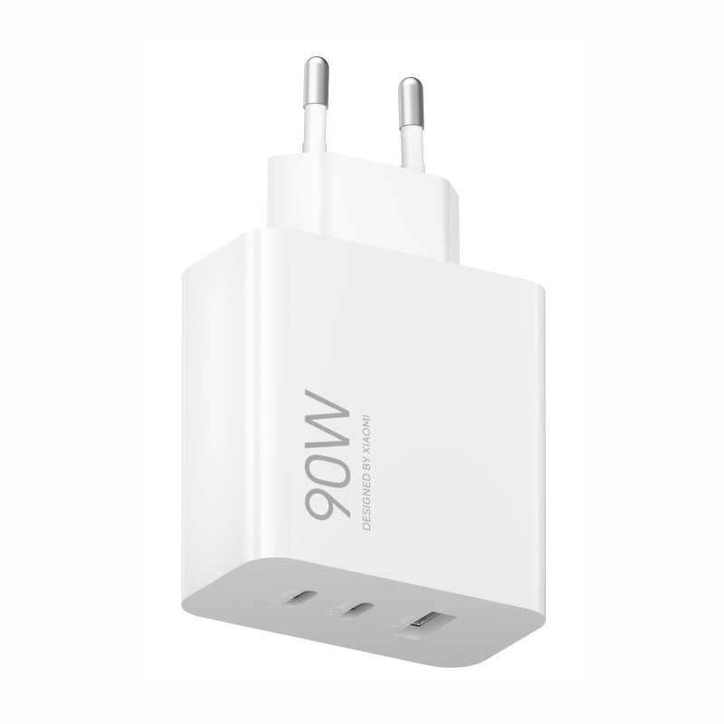 Adapter Xiaomi / USB-C 2-Port + USB-A / 90W / GaN / HyperCharge / PD-PPS – Bardhë