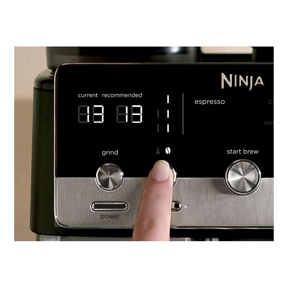 Aparat për Espresso dhe Kafe me Filtër Ninja Luxe Café MINI ES301EU, 1650 W, Mulli i Integruar – Zezë/Argjend - 3