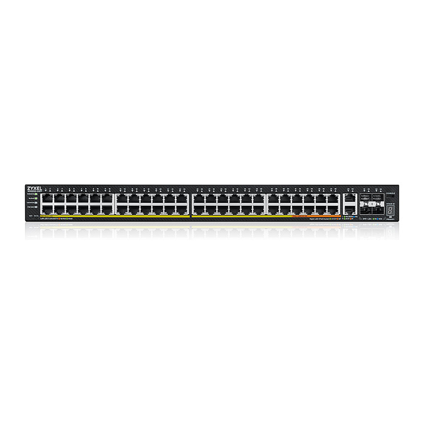 Switch Zyxel XGS2220-54FP POE M RM, 50+4 porte - 3