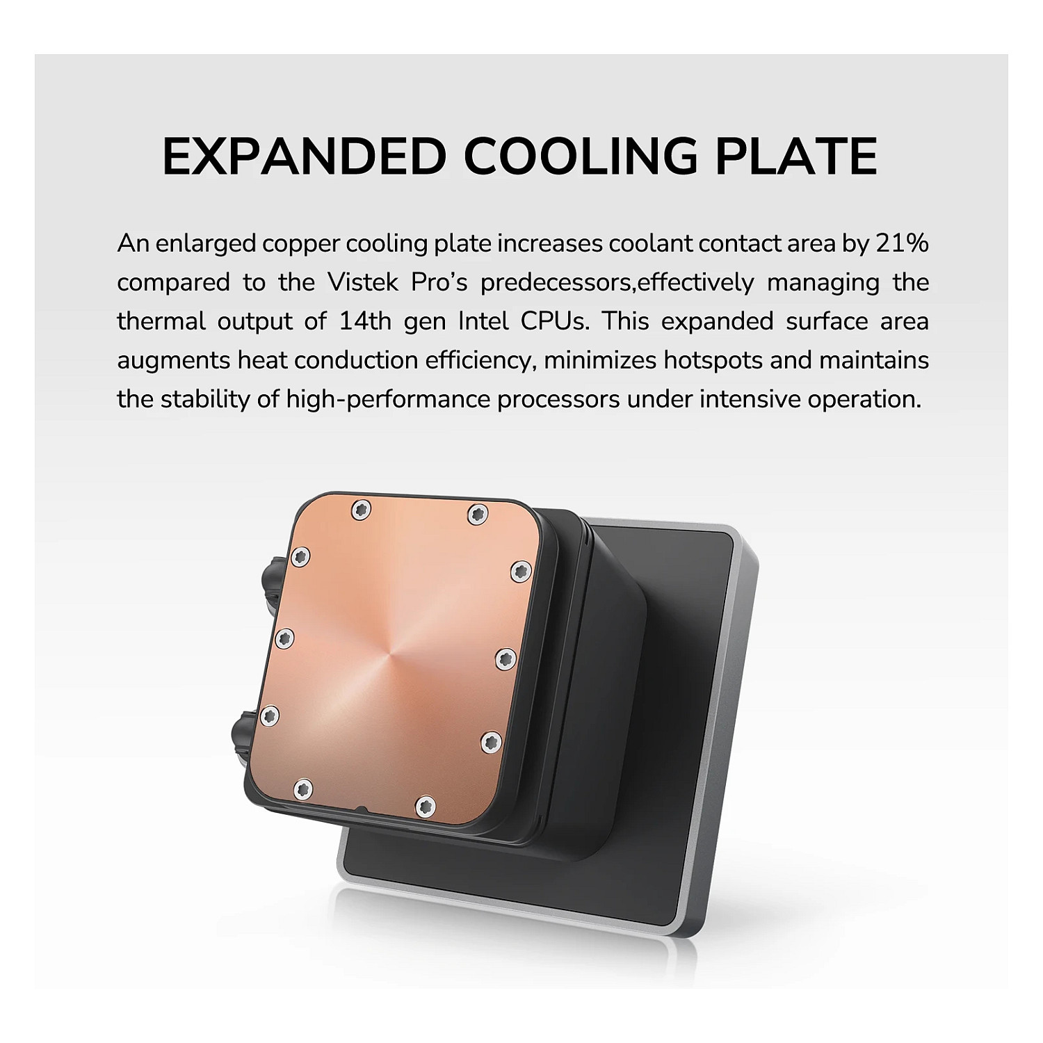 Ftohës për Procesor COUGAR Poseidon Vistek Pro 360 ARGB / CPU Liquid Cooler - Bardhë - 12