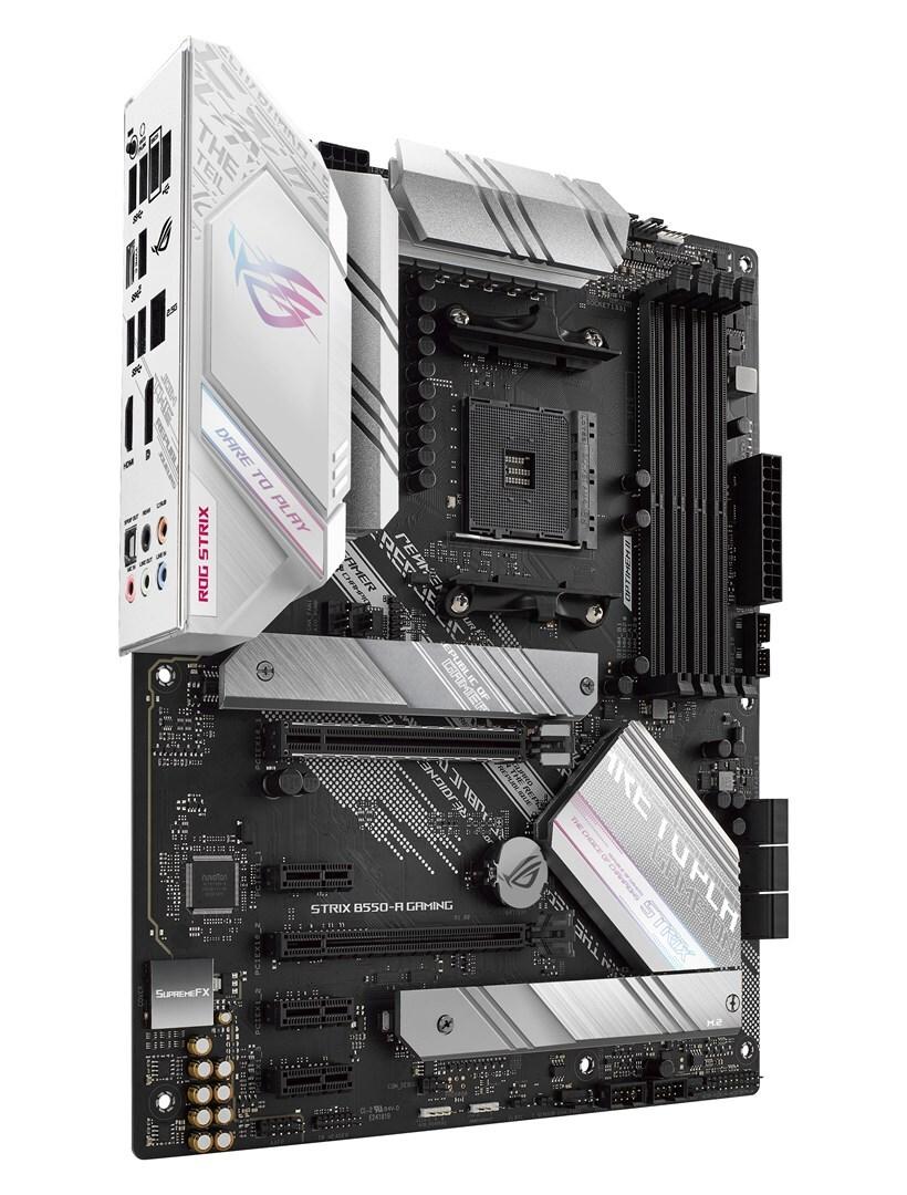 Motherboard ASUS ROG STRIX B550-A GAMING, AMD AM4, B550, ATX, DDR4 deri në 128GB, PCIe 4.0, 2x M.2, Wi-Fi jo, Ethernet 2.5Gb 