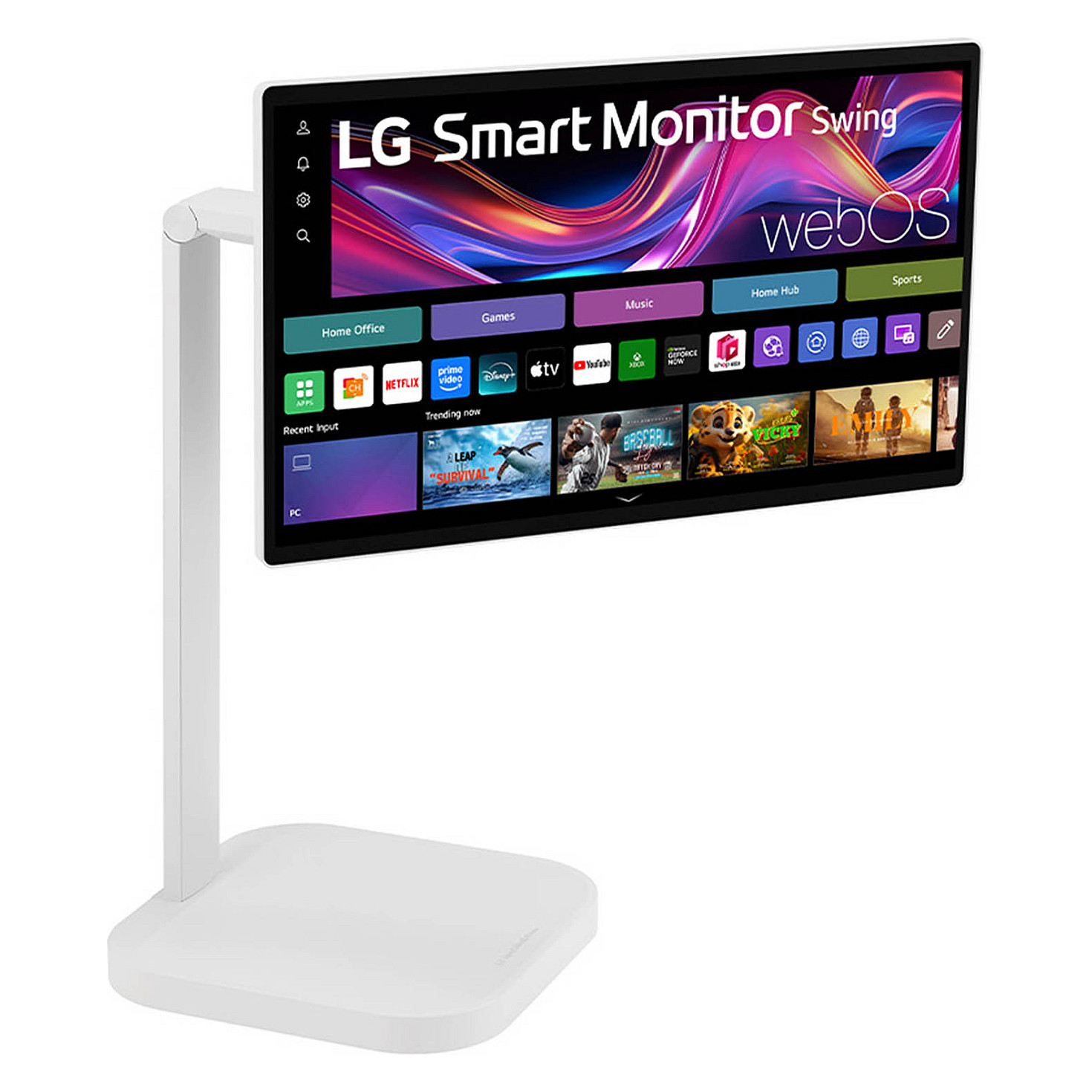 Monitor LG 32U889SA-W / 31.5" / 4K Ultra HD IPS LCD Touch / 60Hz / 5ms / USB-C+HDMI - Bardhë - 3