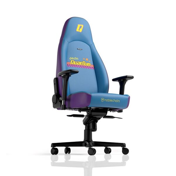 Karrige Gaming noblechairs ICON Fallout Nuka-Cola Quantum Edition / 4D Armrests / 90–135° / Class 4 Gas Lift / 150kg – Blu/Vjollcë