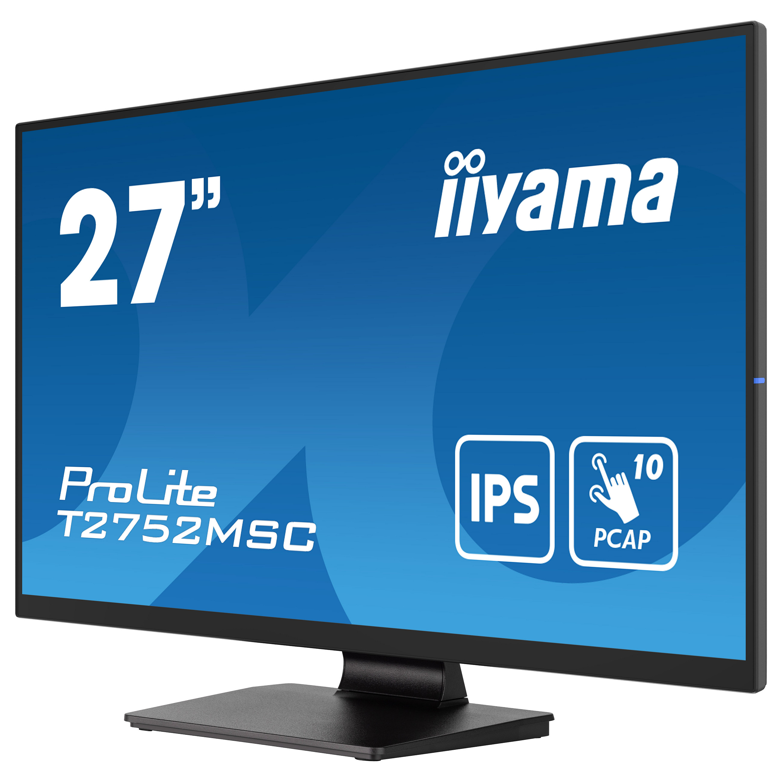 Monitor iiyama ProLite T2752MSC-B1 / 27" / Full HD IPS / LED / Touchscreen / 60 Hz / 5 ms / HDMI+USB+DP+HDCP - Zezë - 5