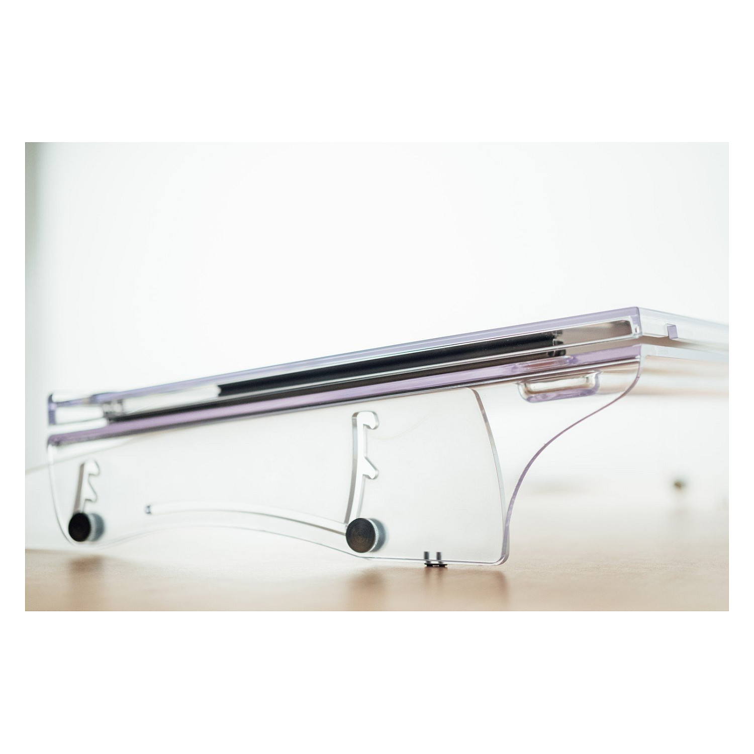 Mbajtëse Dokumentesh BakkerElkhuizen FlexDesk 640 ComfortRead / 515x380mm / 5kg / 3 Nivele - Transparente - 10