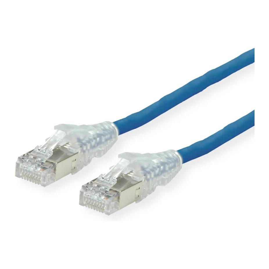 Kabllo për Rrjet DÄTWYLER 21.05.0524 / RJ45 - RJ45 / Cat.6A / S/FTP / AWG 26 / 1.2 GHz / 2 m - Blu