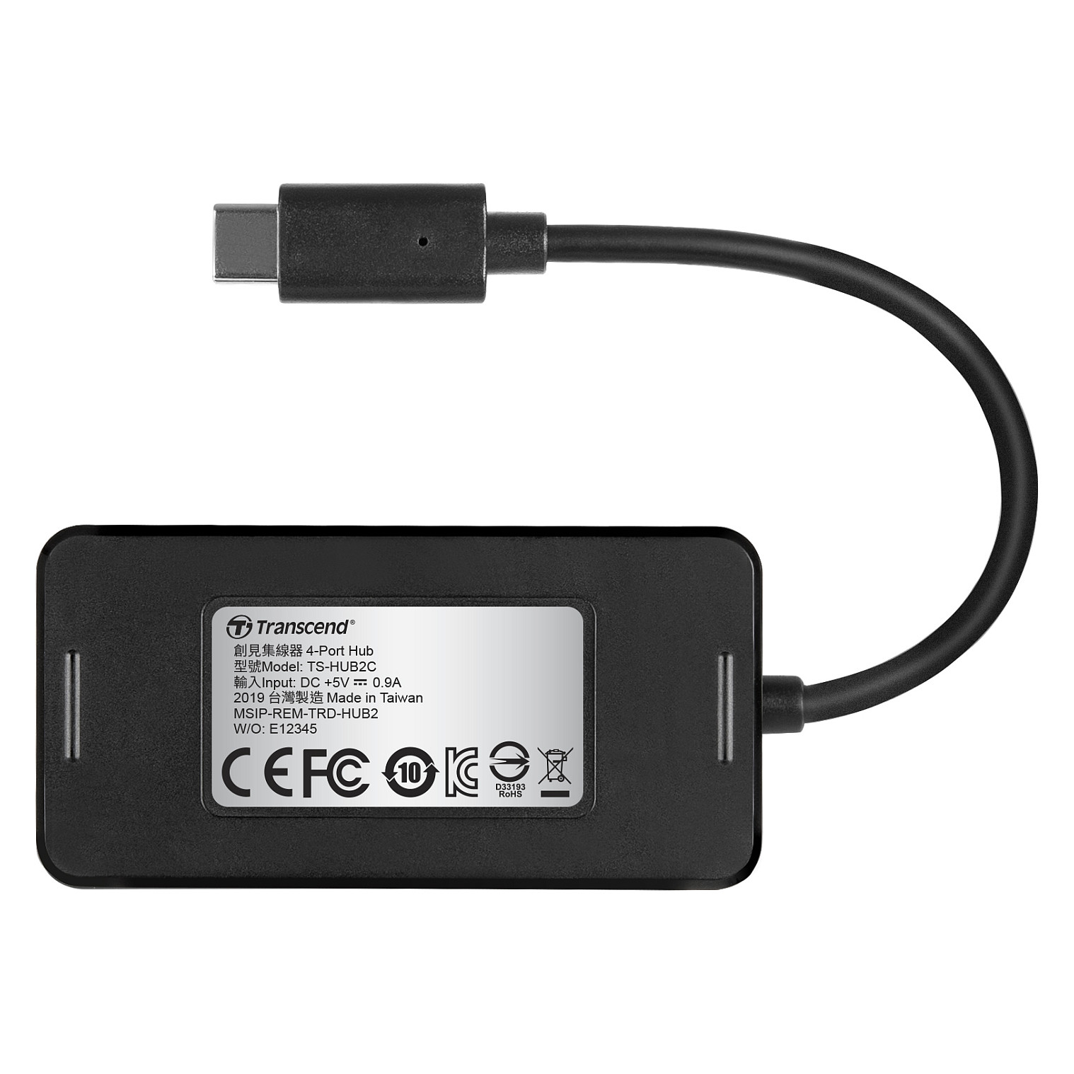 Kabllo USB Transcend HUB2C / USB Type-C / 4x USB Type-A / USB 3.2 Gen 1 - Zezë - 4